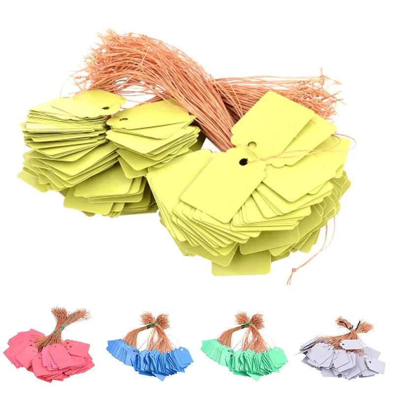 Multi Color Plastic Plant Labels for Gardening Set of 100PCS Hanging Tags Garden Plants