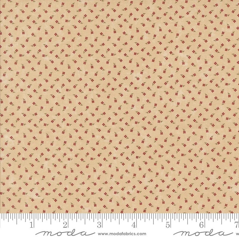 A Vintage Christmas Tan Berries Blender Kansas Troubles Moda Half Yard Flowering Plants