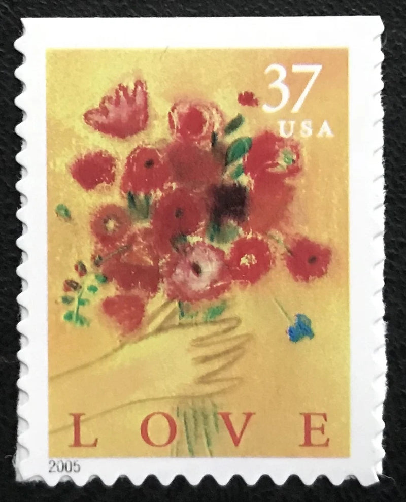 2005 Scott #3898 - 37¢ - BOUQUET - LOVE - Booklet Single Mint NH Bouquet