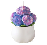 Hydrangea Potting Scented Candle Home Decora for Mother's Day Wax Candle Hydrangea