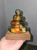 Vintage Cottagecore Glass Apothecary Dome Dried Flowers Folk Art Dried Flower