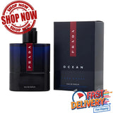 PRADA Luna Rossa OCEAN By Prada EDP for Men 3.3 oz - 100 ml NEW EDP