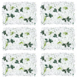 6x White Artificial Flower Wall For Wedding Party Decor Hydrangea Panel Bouquet Hydrangea