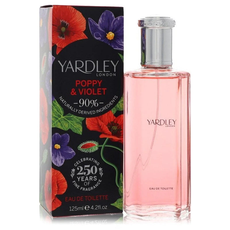 Yardley Poppy & Violet by Yardley London Eau De Toilette Spray 4.2 oz (Women) EDT