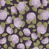 Dawn Melody floral Hydrangea Toss Y4237-28 Dark Purple BTHY Fabric Clothworks Hydrangea