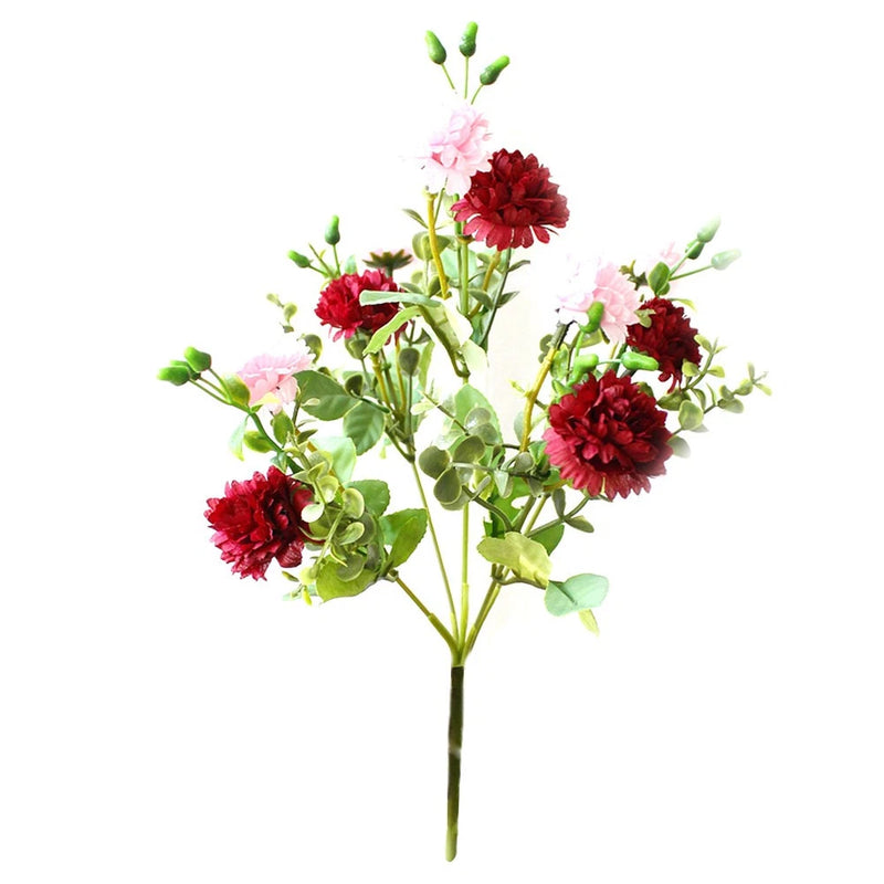 Artificial Plants with Flowers Greenery for Decoration Fake Lilac Green Plant