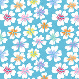 1/2 Yard Fabric - Petals - Sky by Kaffe Fassett for Free Spirit Flowering Plants