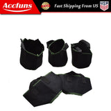 5PCS Thickened Garden Nonwoven Plant Grow Bags Aeration Fabric Flower 5Gallon Garden Plants