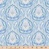 New Traditional Arabella Cobalt PWLA003 Floral 100%Cotton By Half Yard Cont Cuts Flowering Plants