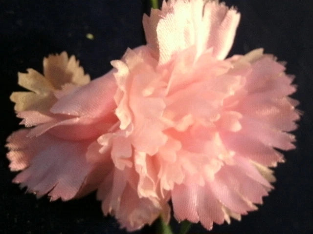 Vintage Millinery Flower 3" Frilly Pink Carnation KC7 Carnation