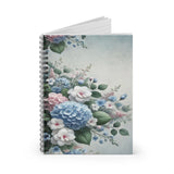 Blossom Serenity: Hydrangea & Floral Elegance Notebook Hydrangea