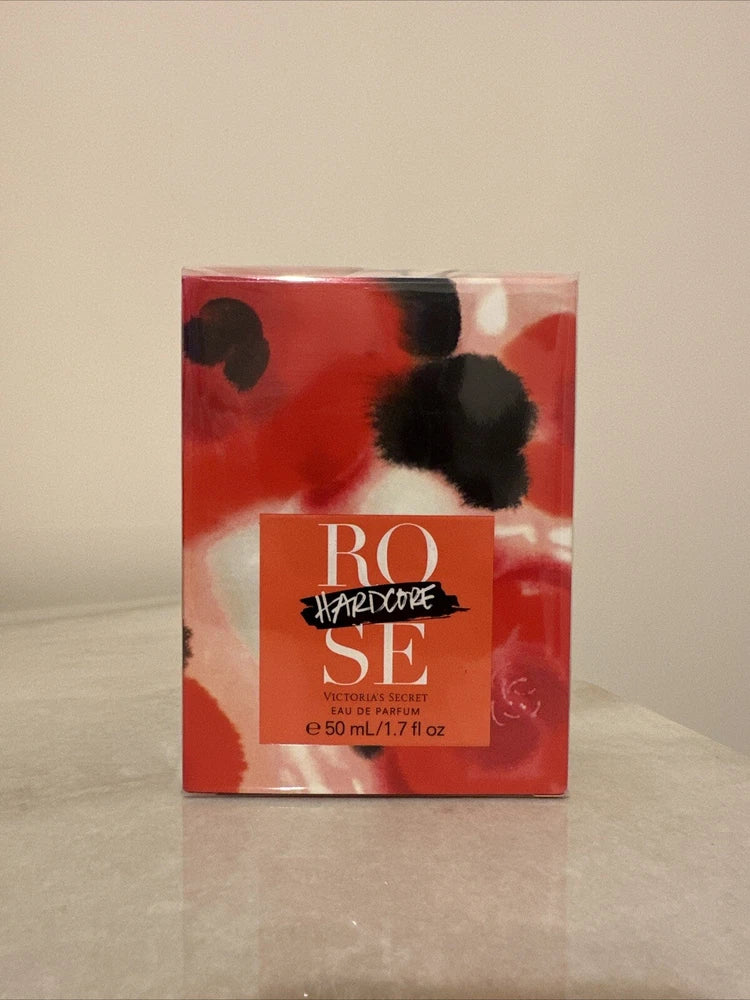 Hardcore rose eau de parfum spray gift box, red floral design, 1.7 fl oz
