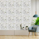 16pcs Artificial Flower Wall Panel Rose Hydrangea Wedding Party Venue Decoration Hydrangea