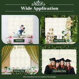 20 PCS Silk Artificial Hydrangea Flower Wall Board Wedding Background Pad White Hydrangea