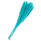 30Pcs Pampas Grass,17" Fake Pampas Grass for Wedding Decoration,Blue Pampas Grass