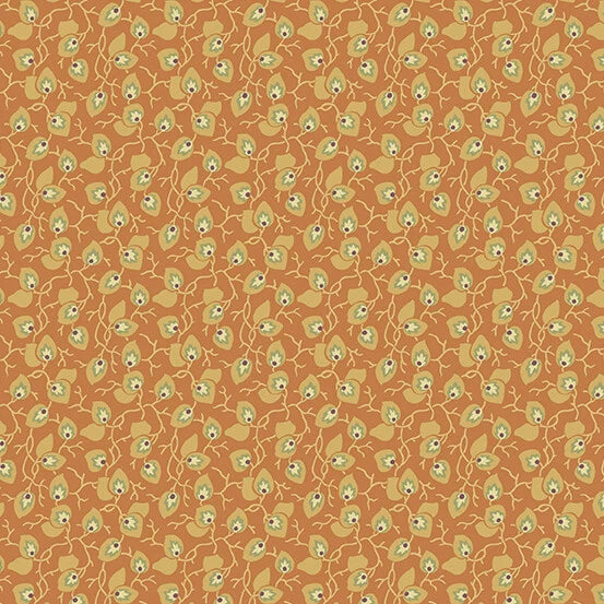 Practical Magic Marmalade Vine by Edyta Sitar Laundry Basket Quilts 1/2 YD Flowering Plants