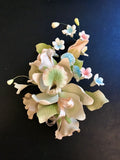 Vintage Gum Paste Lily Rose Faux Flowers Corsage 7Ó Cake Topper Wedding Baby Carnation