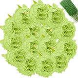 25 Pcs Silk Peony Artificial Flower Heads 4 inch Fake Peony Flowers Heads wit... Peony