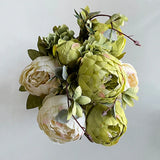 Artificial Peony Flowers Bouquet Fake Plant For Wedding And Home Decoration NEW Peony