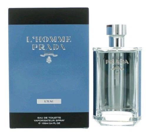 PRADA L'Homme L'Eau Eau de Toilette Cologne Spray Men 3.4oz 100ml BoXed EDT