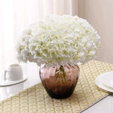 10pcs Silk Hydrangea Flowers Artificial Flowers Heads with Stems For Home Decor Hydrangea