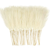 50PCS Faux Pampas Grass, 21.6" Short Artificial Pompous Grass Floral Fake Pom... Pampas Grass