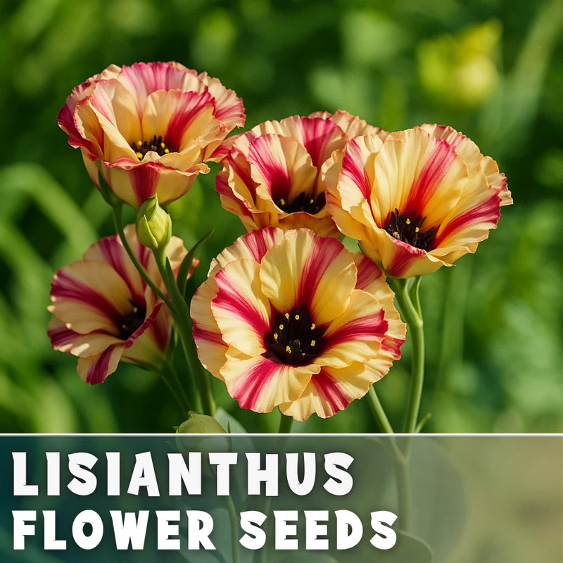 Dream Lisianthus Seeds - 100 Seeds Garden Bloom Flower Seed Non Gmo Garden Plants