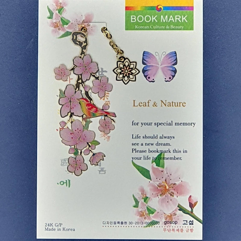 Elegant Peony Flower Shape Metal Chain Bookmark Sensible Party Gift Souvenir Peony