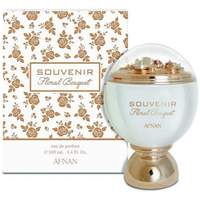 Afnan Souvenir Floral Bouquet Perfume for Women Eau de Parfum Spray 3.4 oz EDP