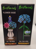 2 Bricktanicals Brickcraft The Flower Shop Flower Vase & Hydrangea New in Box Hydrangea