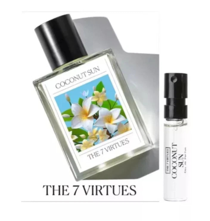 The 7 Virtues COCONUT SUN Eau de Parfum Spray 1.7ml EDP
