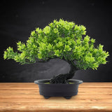Artificial Bonsai Tree, Artificial Plants ,Japanese Bonsai Green Plant