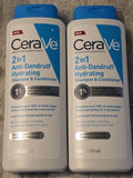 2 CeraVe 2 In 1 Hydrating Anti Dandruff Shampoo And Conditioner, 1% Pyrithione Bouquet