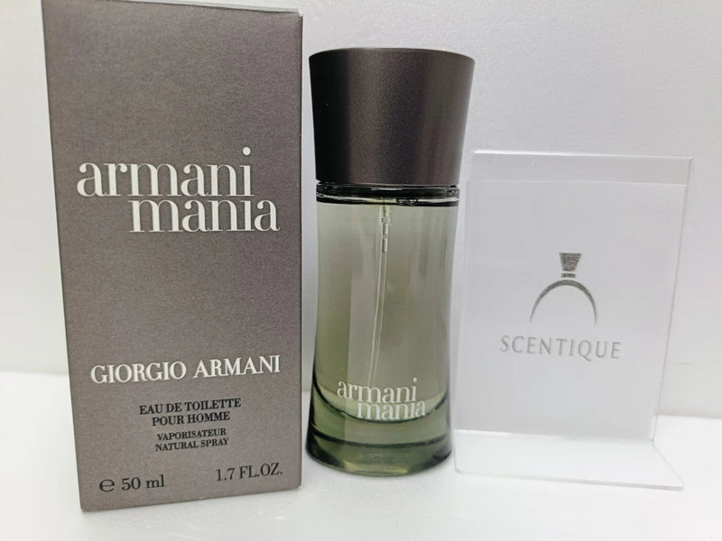 Giorgio Armani Mania Pour Homme EDT 1.7oz / 50ml Spray For Men Discontinued EDT