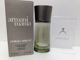 Giorgio Armani Mania Pour Homme EDT 1.7oz / 50ml Spray For Men Discontinued EDT