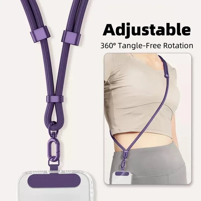 Universal Cell Phone Carrying Lanyard Leash Lanyard Crossbody Neck Strap Roses