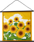 Maeda Senko Flower Scenery Small Furoshiki Tapestry  Sunflower Sunflower
