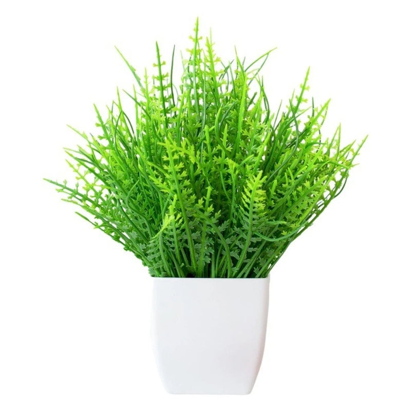 Realistic Looking Persian Grass Potted Plant for Indoor Outdoor Spaces Green Plant