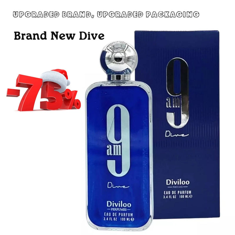 9 am Dive by Unisex Upgraded new packaging Diviloo 3.4 oz EDP Cologne Perfume EDP