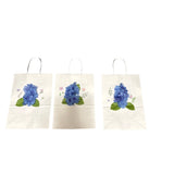 hydrangea gift bags weddings or birthdays pack of 3 handmade new Hydrangea