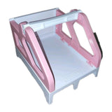 MUNBYN Label Holder for Rolls and Fan-Fold Labels, Thermal Sticker pink Roses