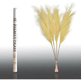 Set of 4 - Merelion Faux Pampas Grass Large Decor, 43" 110Cm - Cream Beige Color Pampas Grass