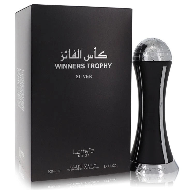 Lattafa Pride Winners Trophy Silver by Lattafa Eau De Parfum Spray 3.4 oz for... EDP