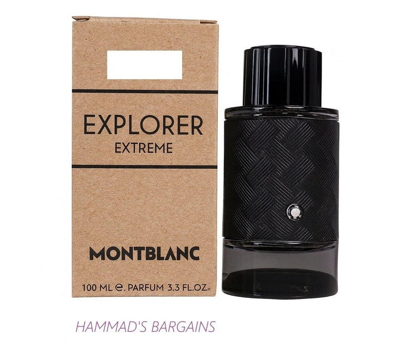MONT BLANC EXPLORER EXTREME PARFUM 3.3 OZ / 100 ML FOR MEN (NEW IN BROWN BOX) EDP