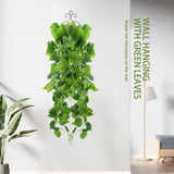 2 Beautiful Artificial Hanging Plants Indoor Wall Decor Green Plant
