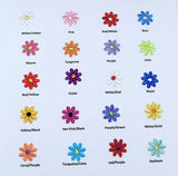 Daisy Iron On Appliques 3/4" Daisy *PACK SIZES* Daisies