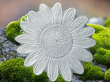 Plastic flower mold concrete plaster daisy sunflower mould 6.75" x 1/2" thick Sunflower