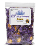 Egyptian Blue Lotus Flowers (Nymphaea Caerulea) 1 oz (28g) ships from Atlanta Lily