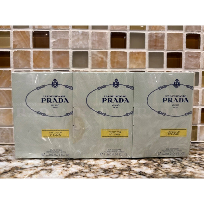 Prada Infusion d'Ylang Perfume Sample 12-Pack New Sealed EDP