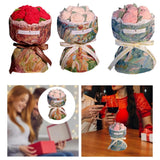 Crochet Flower Bouquet Woven Flower Bouquet Table Decoration Birthday Gift Bouquet